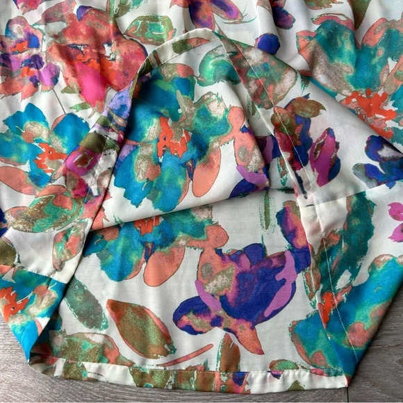 Clements Ribeiro  Floral Print Beaded Tank Top - Picture 9 of 16